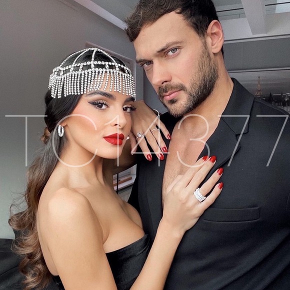 GORGEOUS ZARA NWT Jewel Pearl Cap - Picture 2 of 16